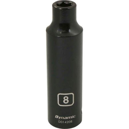 DYNAMIC D014208 - 1/2" D 6 PT 8MM DEEP IMP SKT DYNAMIC