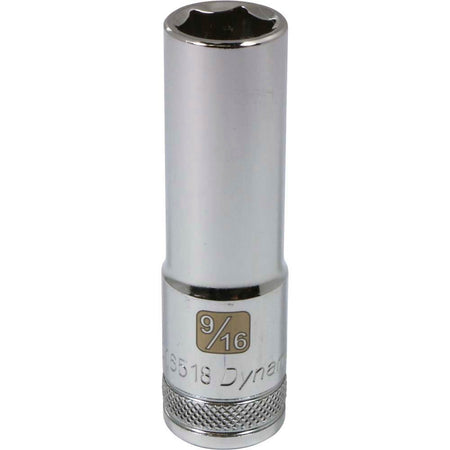 DYNAMIC D016518 - 1/2" D 6 PT 9/16" DEEP CHR SKT DYNAMIC