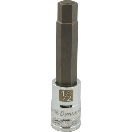 DYNAMIC D013466 - 1/2" D BIT SKT HEX 1/2" LONG DYNAMIC