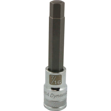 DYNAMIC D013464 - 1/2" D BIT SKT HEX 7/16" LONG DYNAMIC