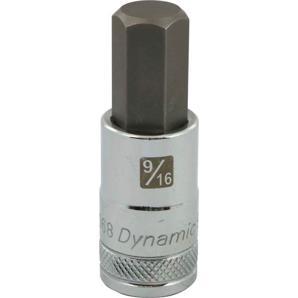 DYNAMIC D013068 - 1/2" D BIT SKT HEX 9/16" DYNAMIC