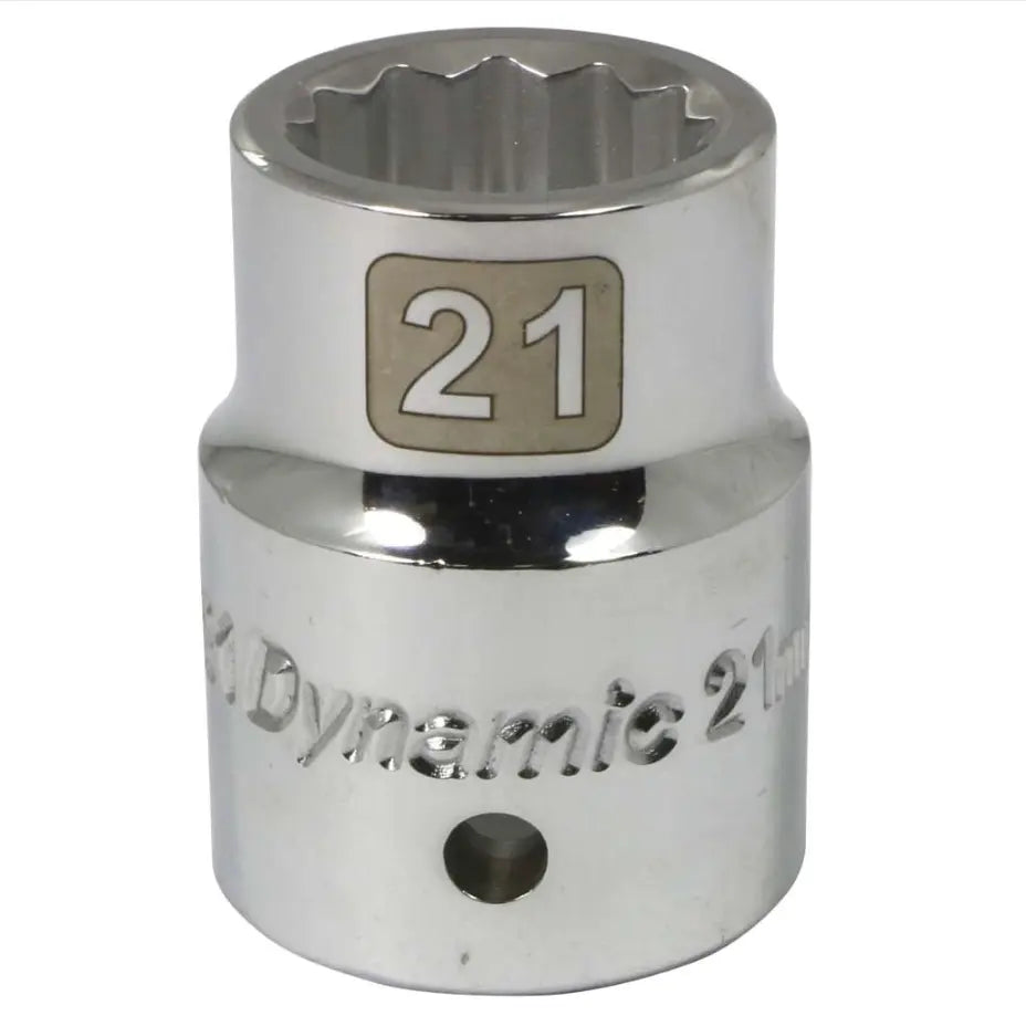DYNAMIC 3/4" Drive 12 PT CHROME SOCKET GRAY