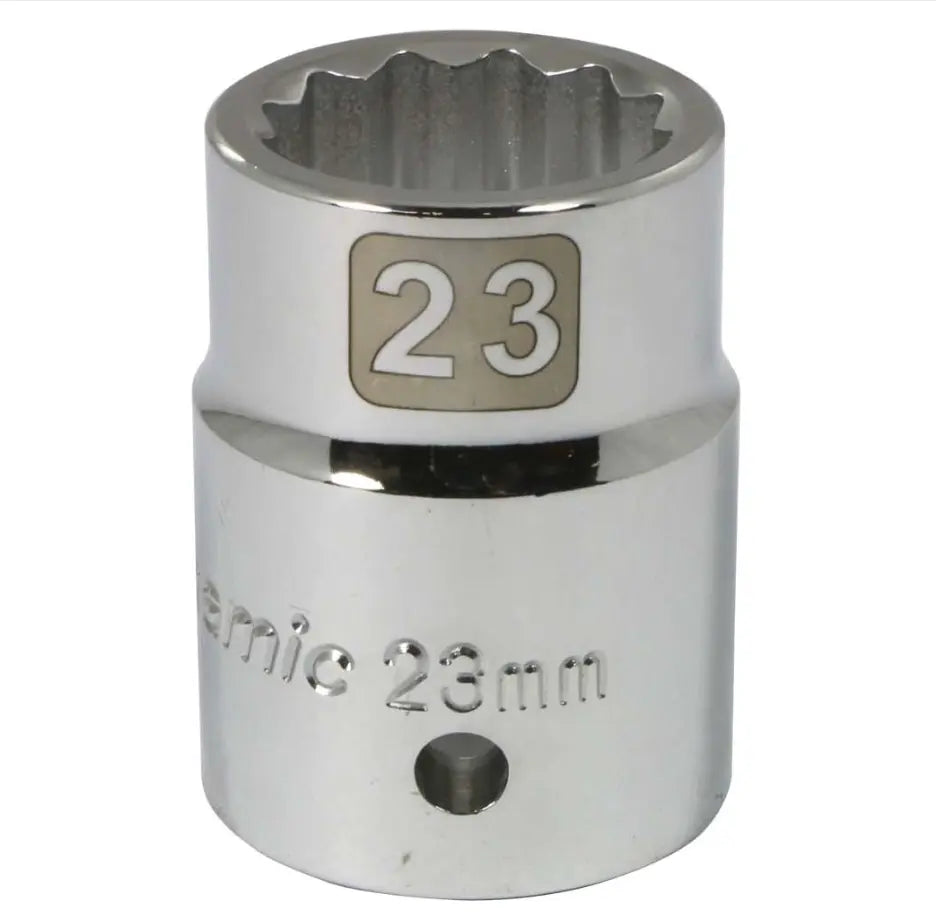 DYNAMIC 3/4" Drive 12 PT CHROME SOCKET GRAY