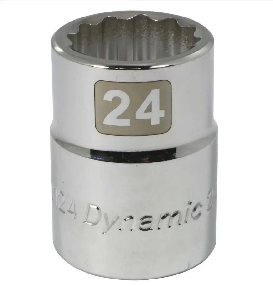 DYNAMIC 3/4" Drive 12 PT CHROME SOCKET GRAY