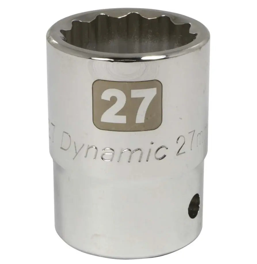 DYNAMIC 3/4" Drive 12 PT CHROME SOCKET GRAY