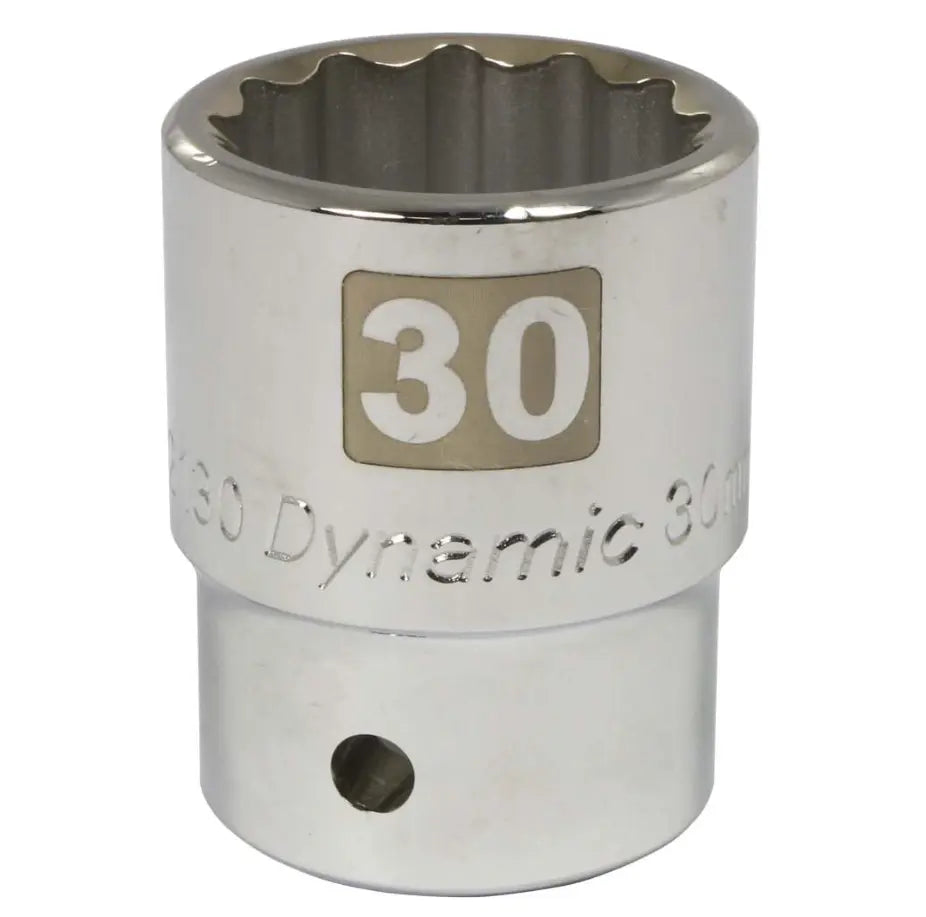 DYNAMIC 3/4" Drive 12 PT CHROME SOCKET GRAY