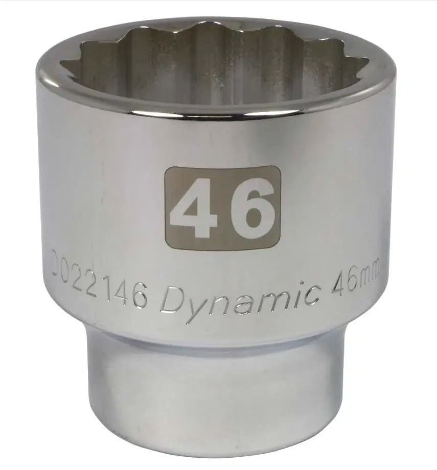 DYNAMIC 3/4" Drive 12 PT CHROME SOCKET GRAY
