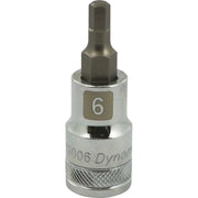 DYNAMIC D013006 - 1/2" D BIT SKT HEX 6 MM DYNAMIC
