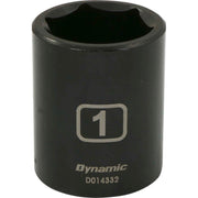 DYNAMIC D014332 - 1/2" D 6 PT 1" IMP SKT DYNAMIC