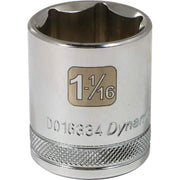 DYNAMIC D016334  -  1/2" D 6 PT 1-1/16" CHR SKT DYNAMIC