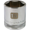 DYNAMIC GT-D016340 - 1/2" D 6 PT 1-1/4" CHR SKT