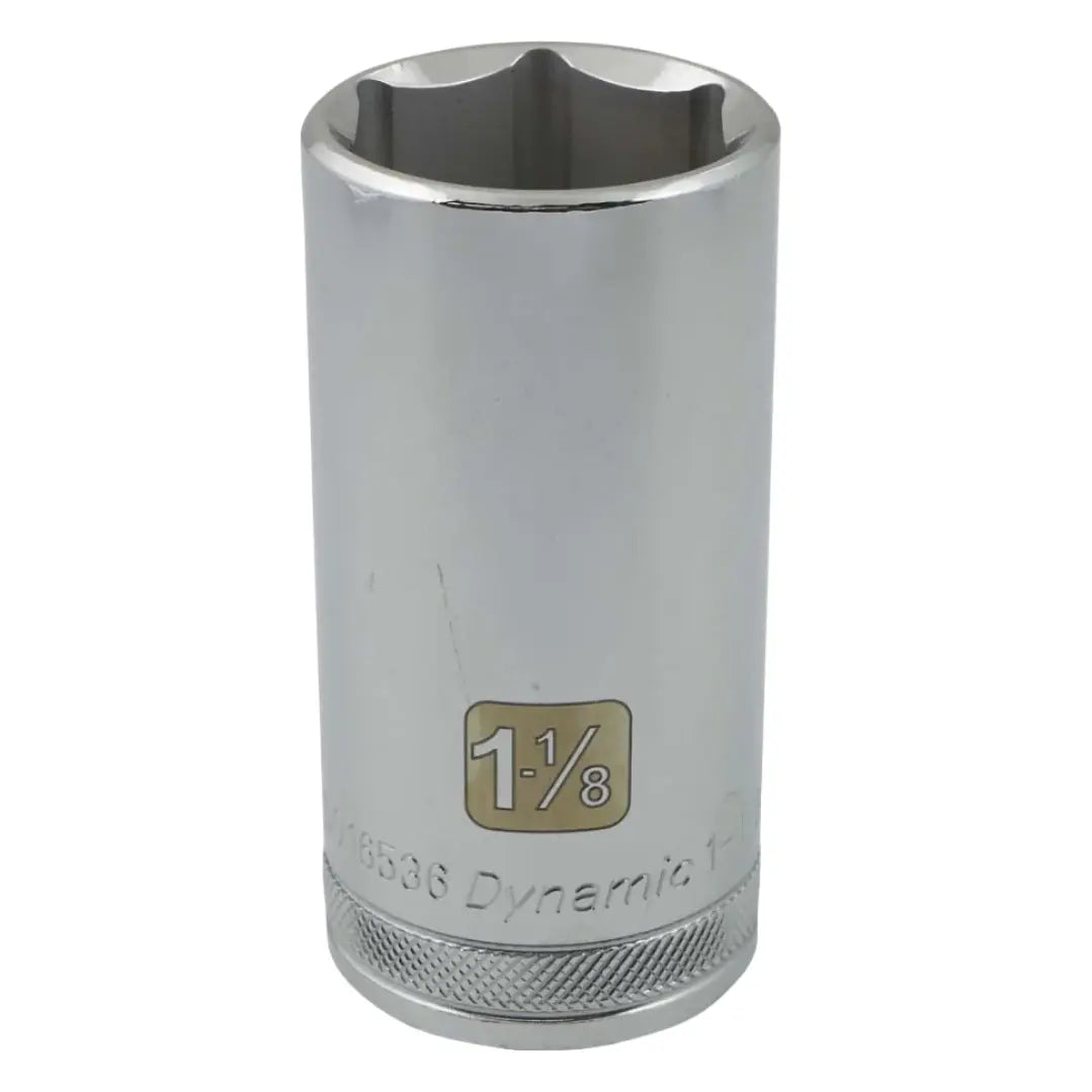 DYNAMIC D016536 - 1/2" D 6 PT 1-1/8" DEEP CHR SKT DYNAMIC