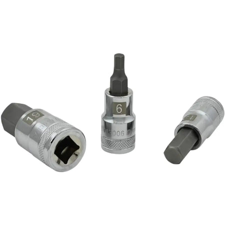DYNAMIC D018014 - 1/2" D 7 PC MET STD HEX SKT SET DYNAMIC