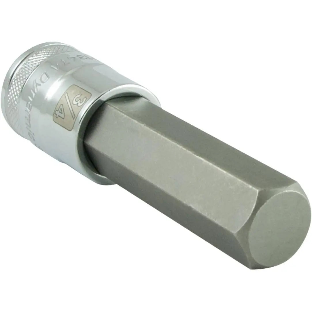 DYNAMIC D018019 - 1/2" D 8 PC LONG SAE HEX SKT SET DYNAMIC