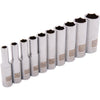 DYNAMIC GT-D004001 - 1/4" D 10 PC 6 PT STD SAE SKT SET