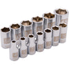 DYNAMIC GT-D004002 - 1/4" D 13 PC 6 PT STD SAE SKT SET