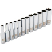 DYNAMIC GT-D004003  -  1/4" D 12 PC 6 PT STD SAE SKT SET - Wise Line Tools