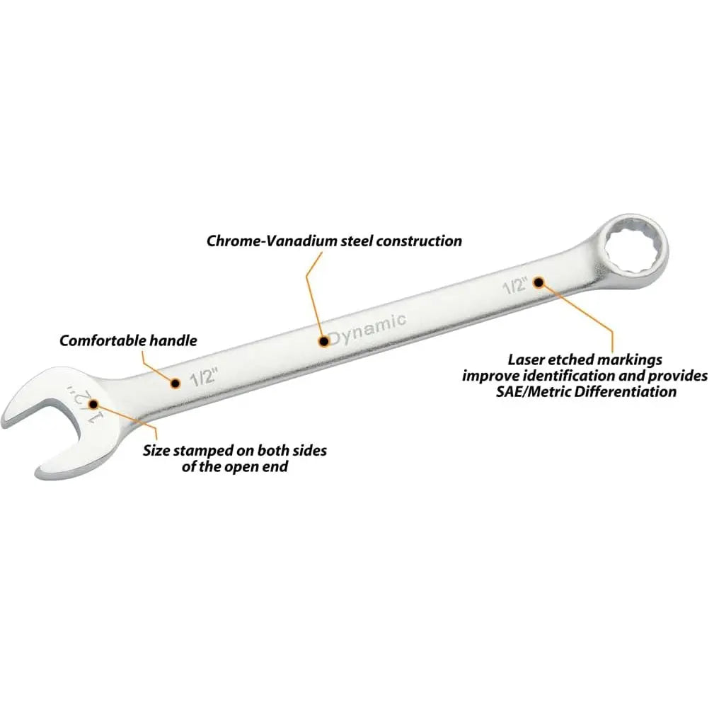 DYNAMIC GT-D074223  -  METRIC COMBINATION WRENCH SET-CONTRACTOR SERIES - Wise Line Tools