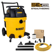 DeWalt 16 Gallon Wet/Dry Cart Vacuum - DXV16P-QTA DEWALT-LIC