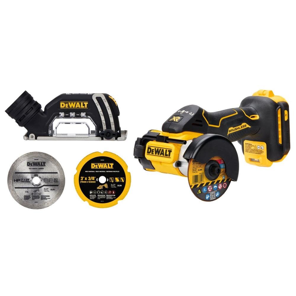 DeWalt DCS438B  -   20V MAX XR® Cut Off Tool 3" Brushless Cordless Bare Tool - Wise Line Tools