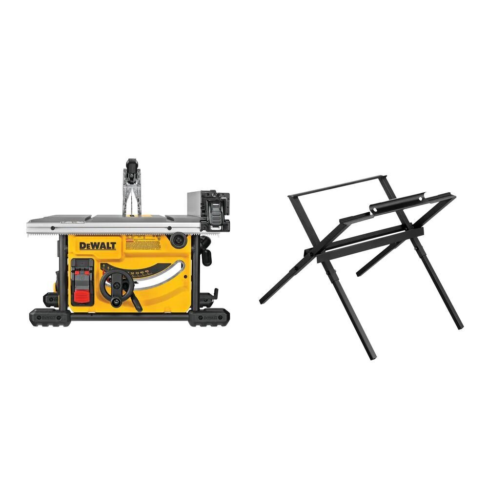 DeWalt DWE7485WS  -  8-1/4" JOB SITE TABLE SAW W/ STAND (24-1/2" RIP CAPACITY) - Wise Line Tools