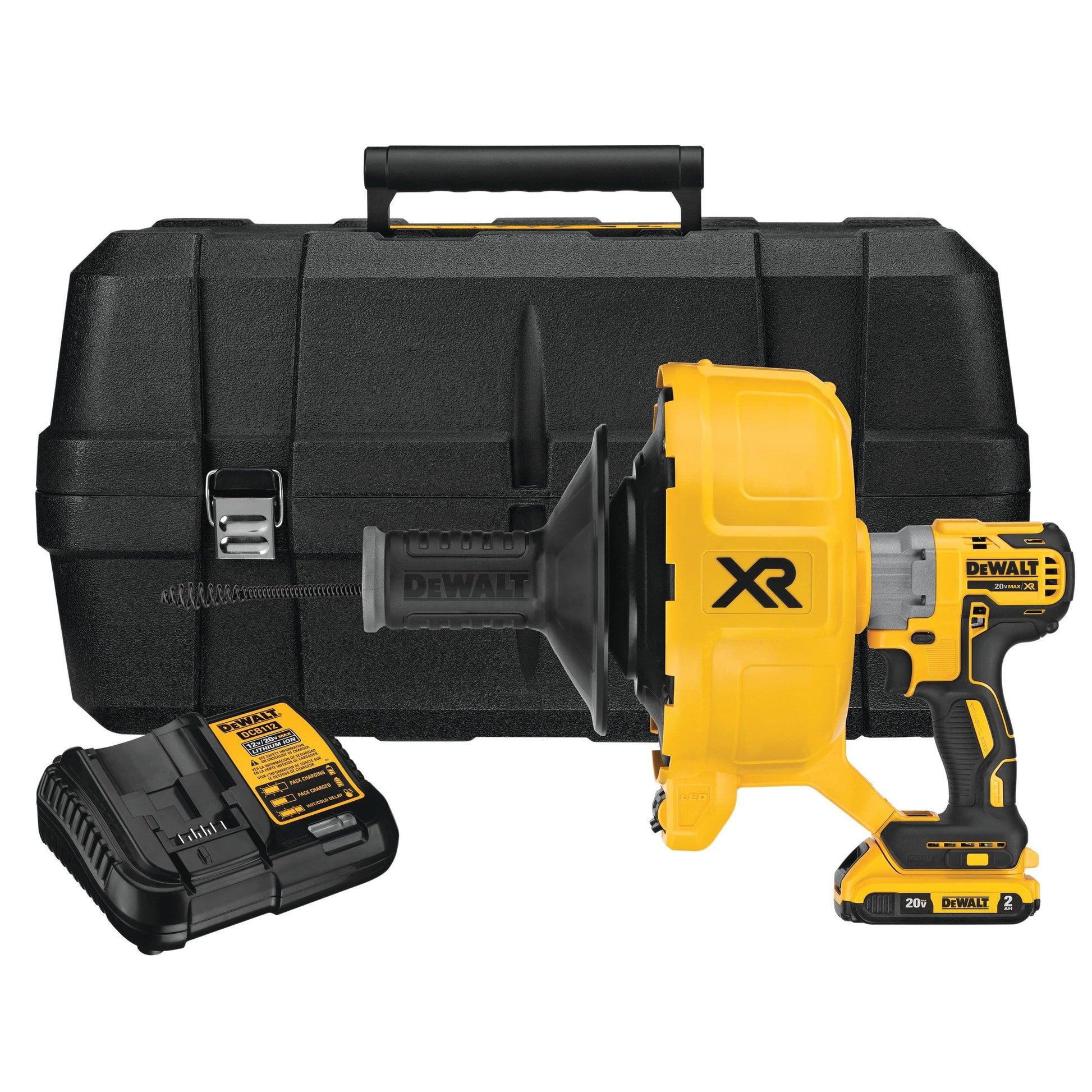 Dewalt DCD200D1 -20V MAX XR Manual Drain Snake Kit - Wise Line Tools