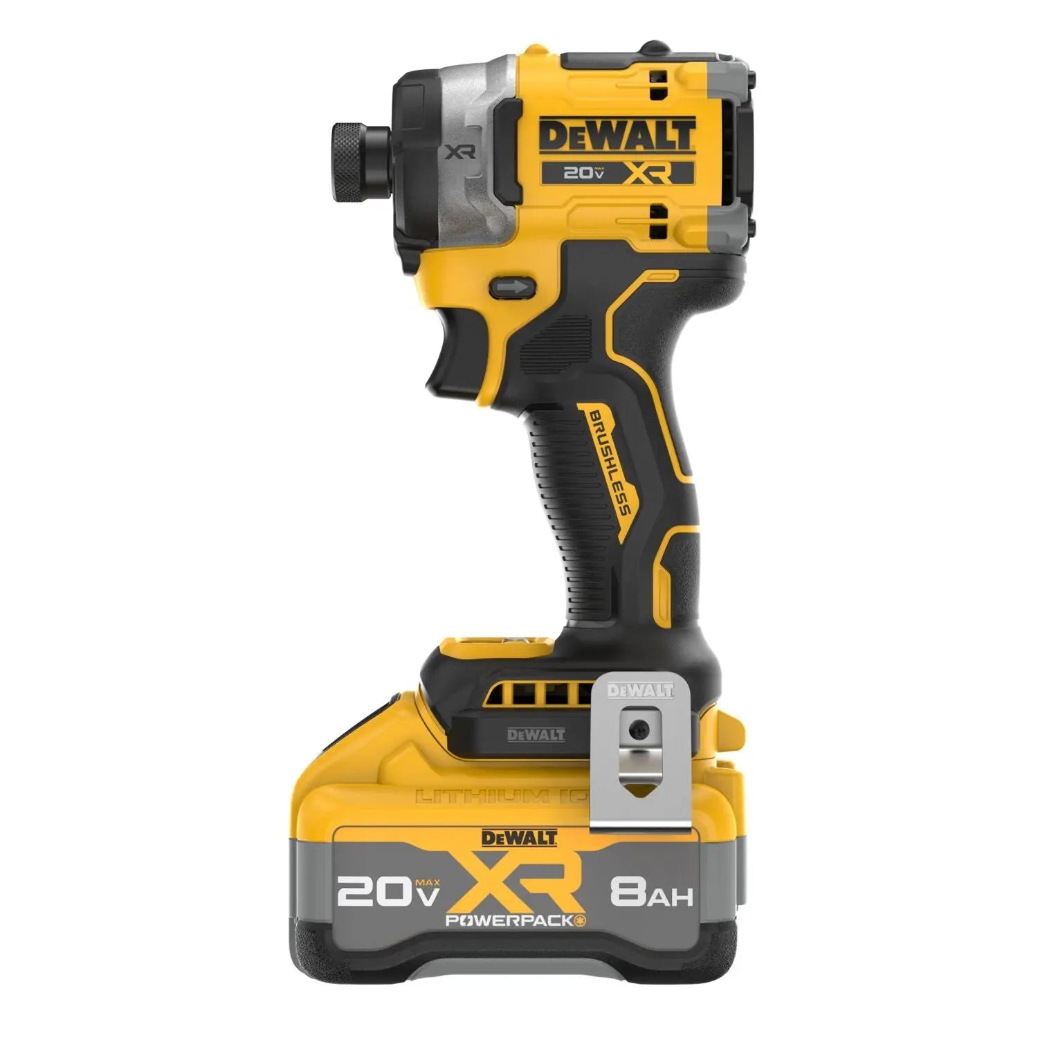Dewalt DCF860WW1 - 20V MAX* XR® BRUSHLESS CORDLESS 3-SPEED HIGH TORQUE 1/4 IN. IMPACT DRIVER KIT WITH XR POWERPACK™ - Wise Line Tools