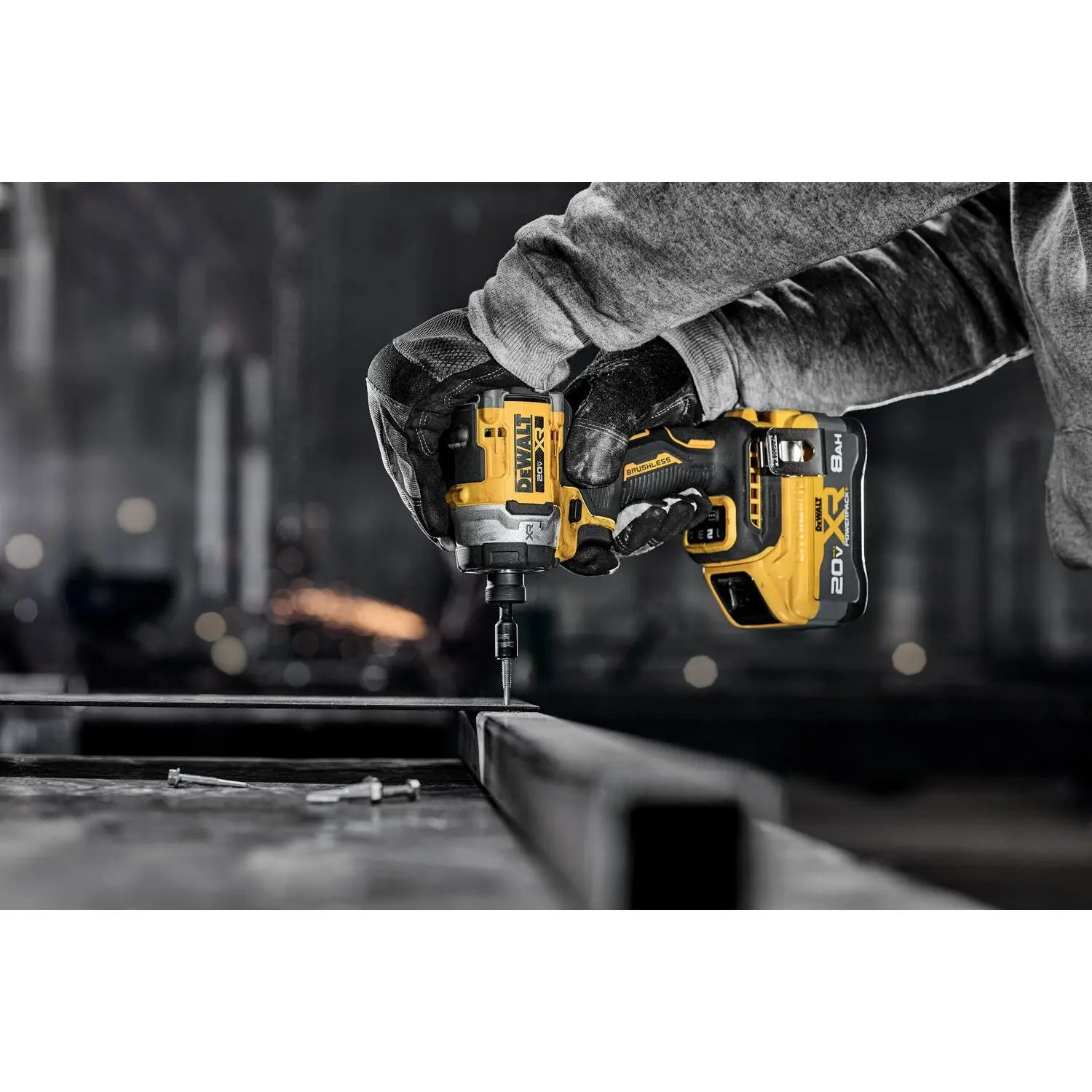 Dewalt DCF860WW1 - 20V MAX* XR® BRUSHLESS CORDLESS 3-SPEED HIGH TORQUE 1/4 IN. IMPACT DRIVER KIT WITH XR POWERPACK™ - Wise Line Tools