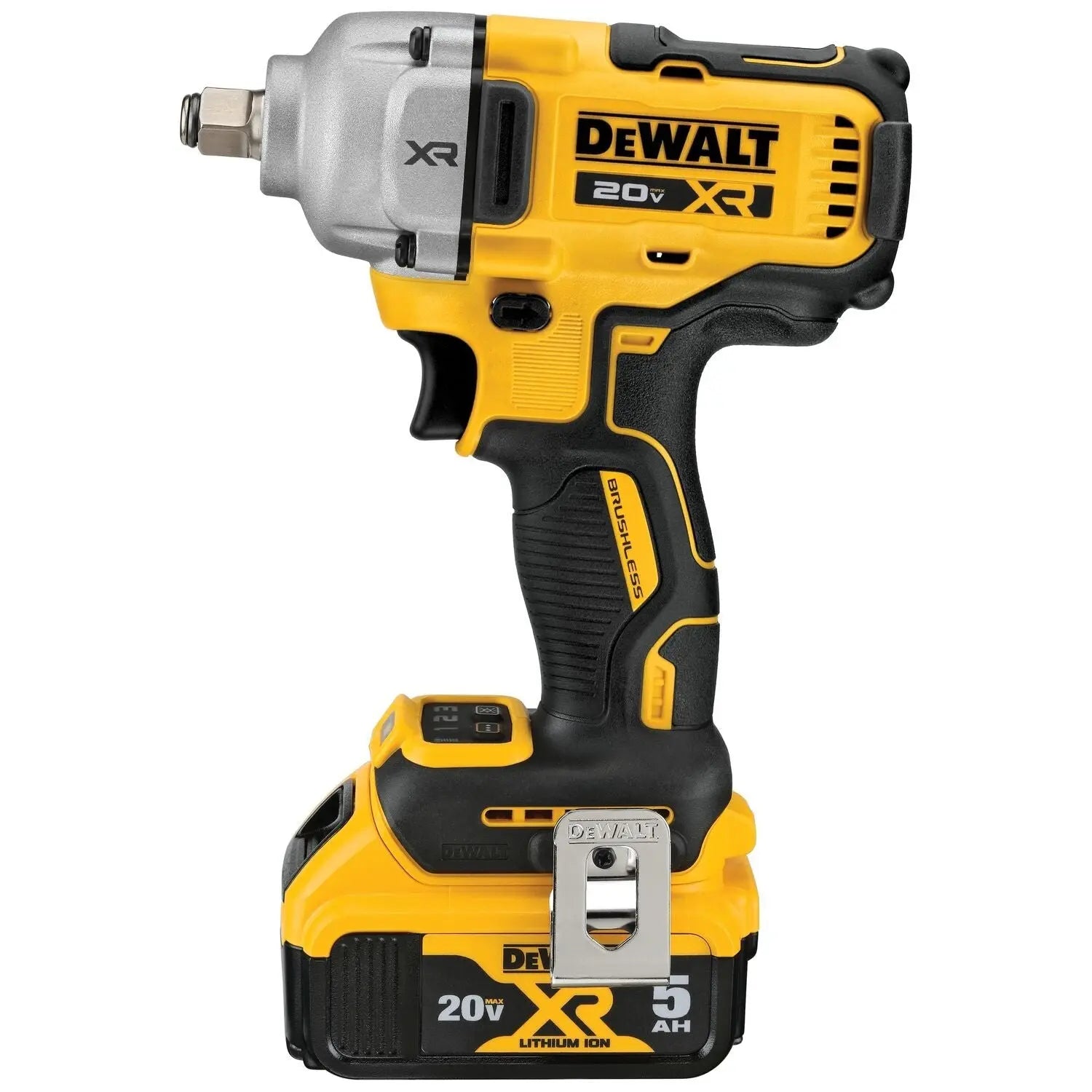Dewalt DCF891P2 20V MAX* XR® 1/2 in. Mid-Range Impact Wrench Kit with Hog Ring Anvil - Wise Line Tools