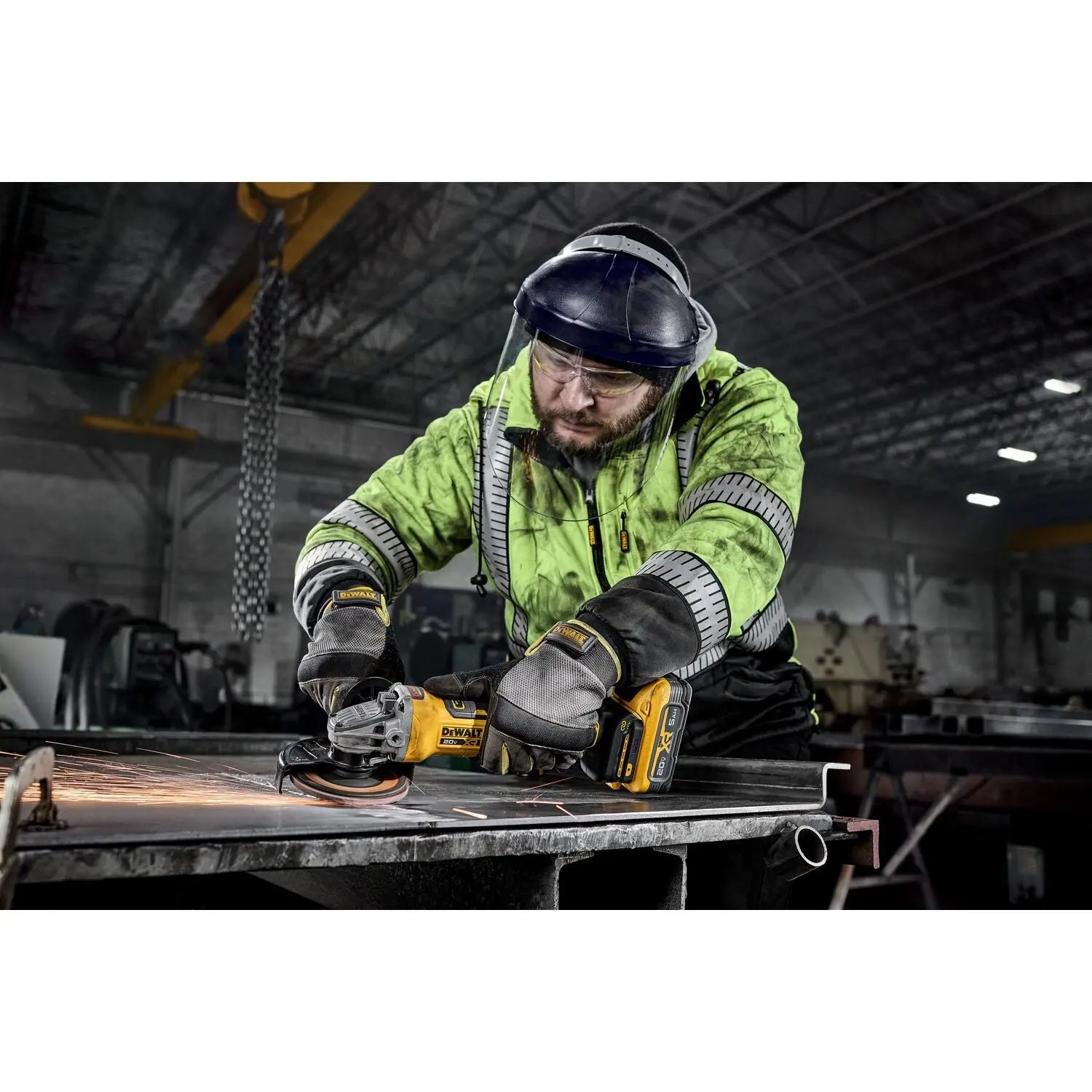 Dewalt DCG410VSB - 20V MAX* XR® BRUSHLESS CORDLESS 4-1/2 IN. - 5 IN. VARIABLE SPEED PADDLE SWITCH GRINDER (TOOL ONLY) - Wise Line Tools