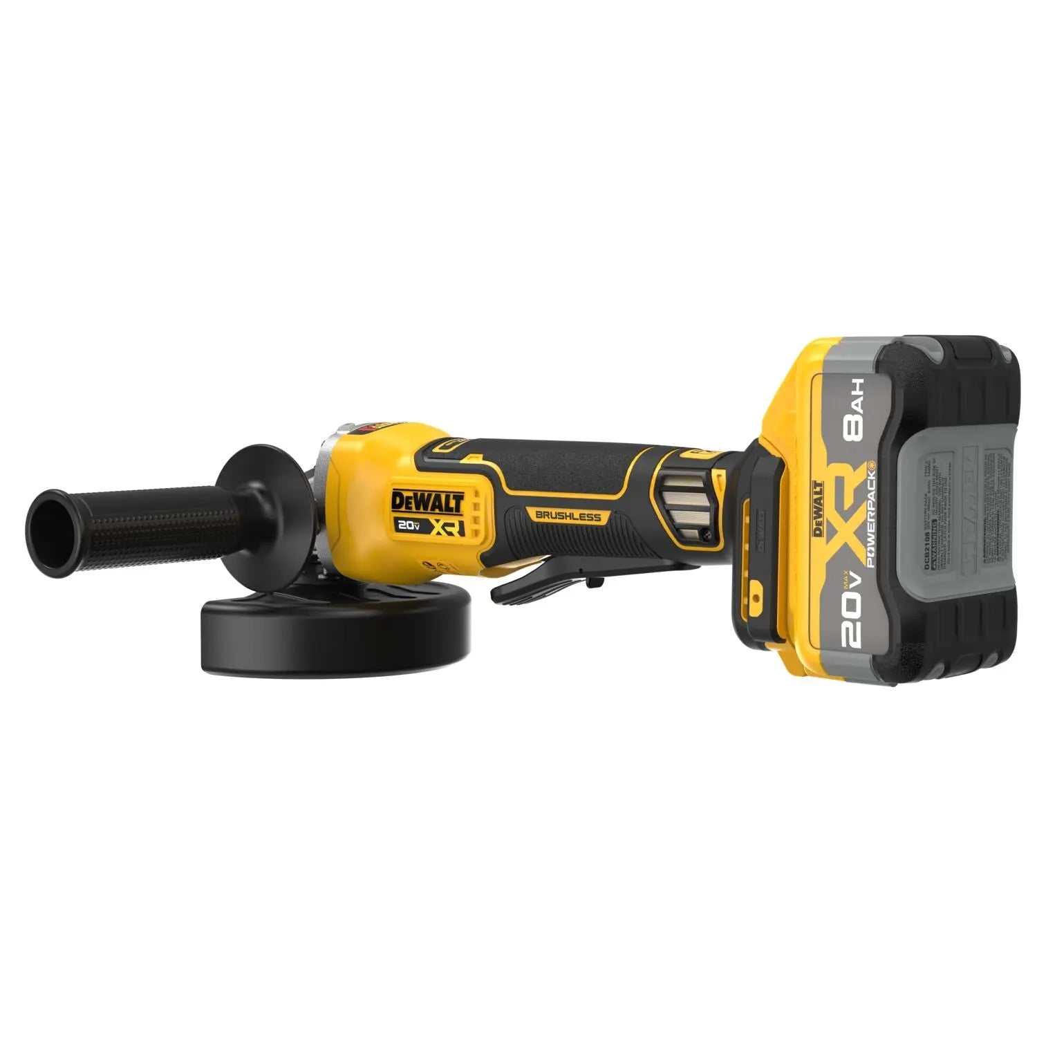 Dewalt DCG410WW1 - 20V MAX* XR® BRUSHLESS CORDLESS 4-1/2 IN. - 5 IN. ANGLE GRINDER KIT WITH XR POWERPACK™ - Wise Line Tools