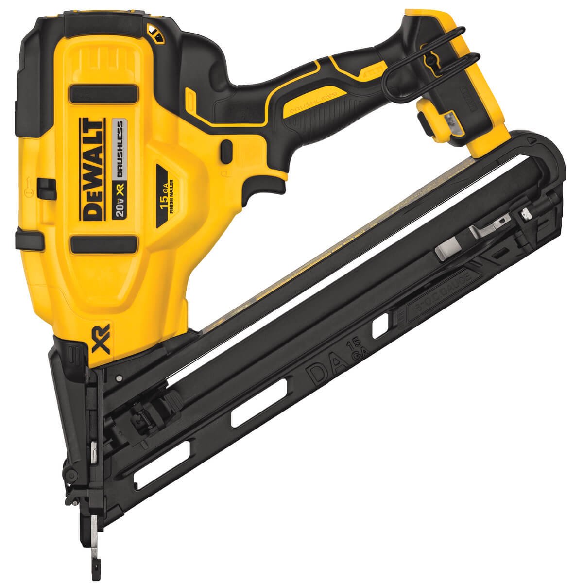 Dewalt DCN650B - 20V MAX XR 15 Gauge DA Angle Finish Nailer - TOOL Only - Wise Line Tools
