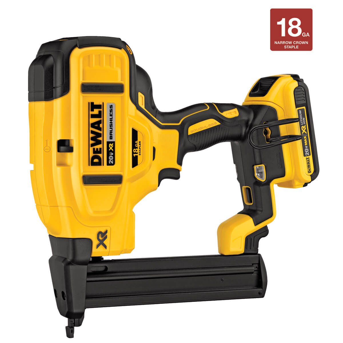 Dewalt DCN681D1 - 20V MAX 18GA NARROW CROWN STAPLER KT - Wise Line Tools