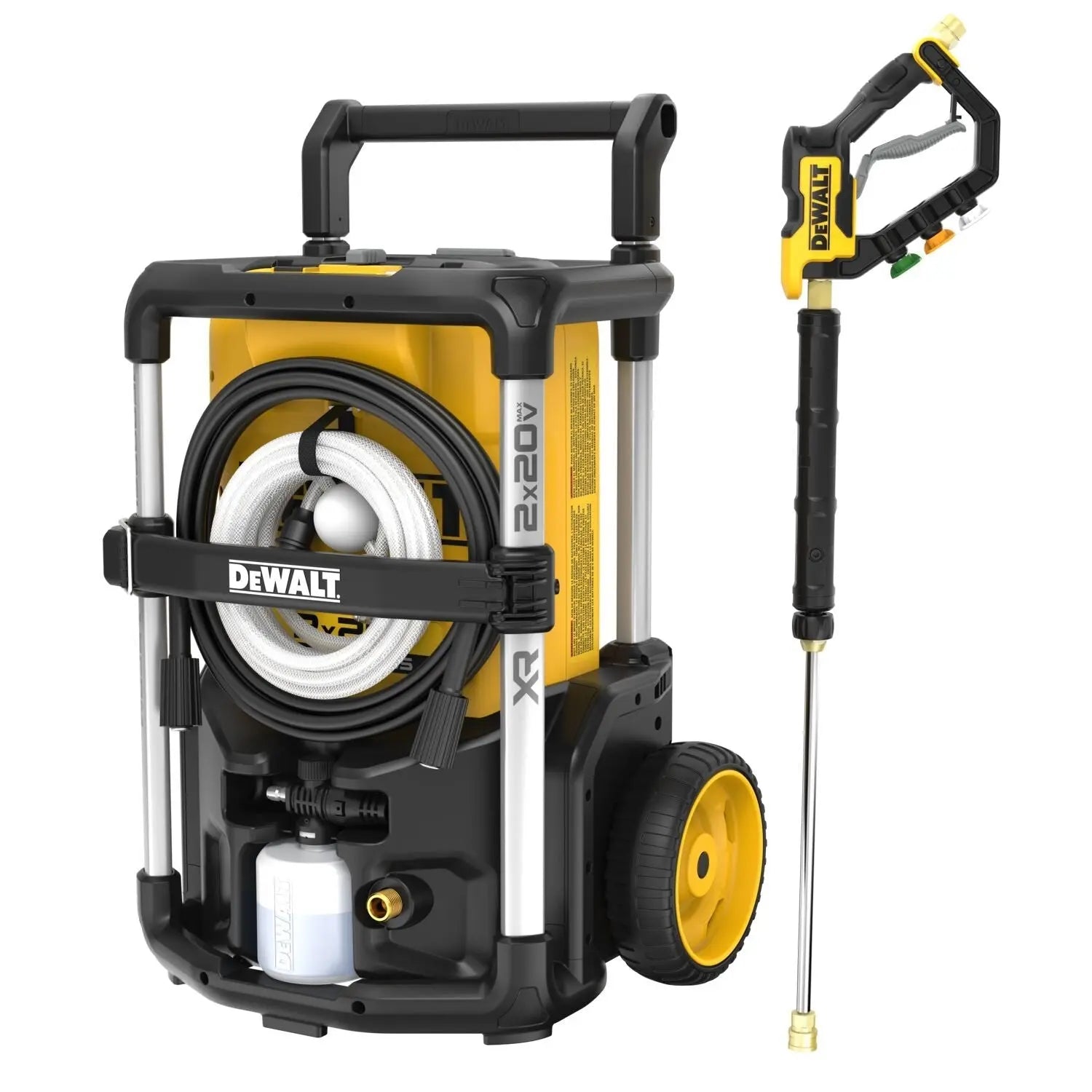Dewalt DCPW1600Y2 2X20V MAX* 1600 MAX PSI** Pressure Washer Kit with FLEXVOLT - Wise Line Tools