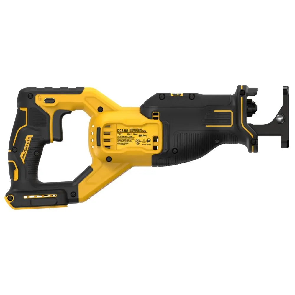 Dewalt DCS382B 20V MAX* XR® Brushless Cordless Reciprocating Saw (Tool Only) DEWALT