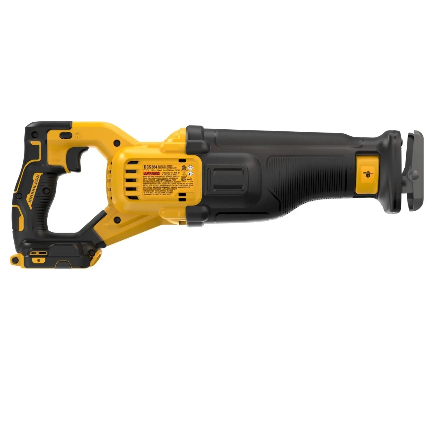 Dewalt DCS384B - 20V MAX* XR® BRUSHLESS CORDLESS RECIPROCATING SAW (TOOL ONLY) - Wise Line Tools