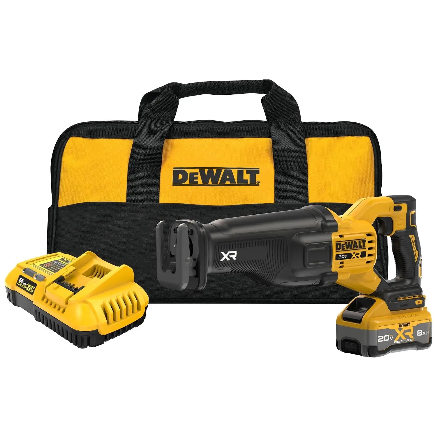 Dewalt DCS384WW1- 20V MAX* XR® BRUSHLESS CORDLESS RECIPROCATING SAW KIT - Wise Line Tools