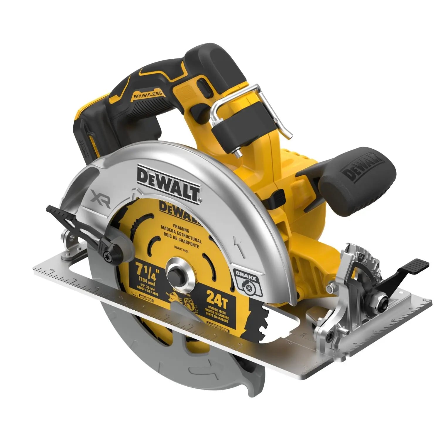 Dewalt DCS590B- 20V MAX* XR® BRUSHLESS CORDLESS 7-1/4 IN. CIRCULAR SAW (TOOL ONLY) - Wise Line Tools