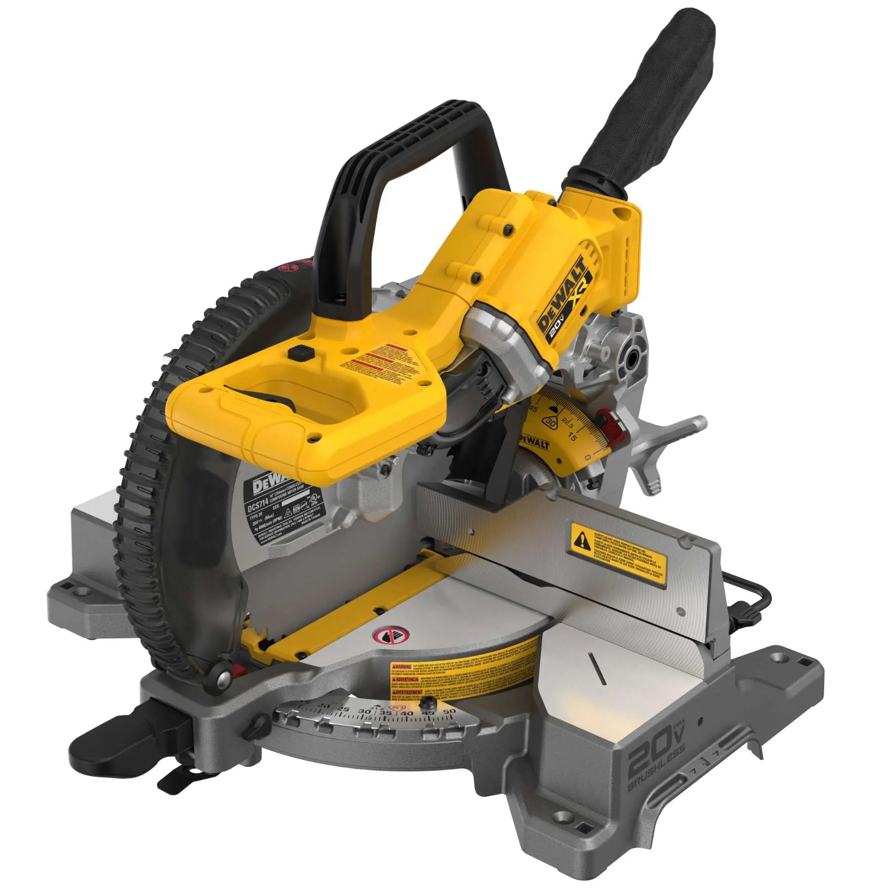Dewalt DCS714B - 20V MAX* XR® 10 in. Double Bevel Fixed Miter Saw (Tool Only) DEWALT