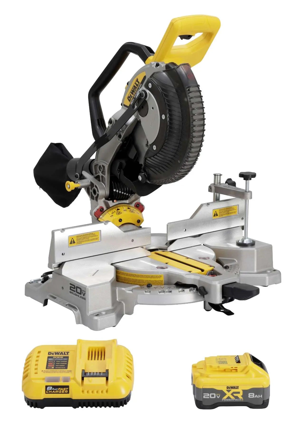 Dewalt DCS714WW1 - 20V MAX* XR® 10 in. Double Bevel Fixed Miter Saw Kit DEWALT