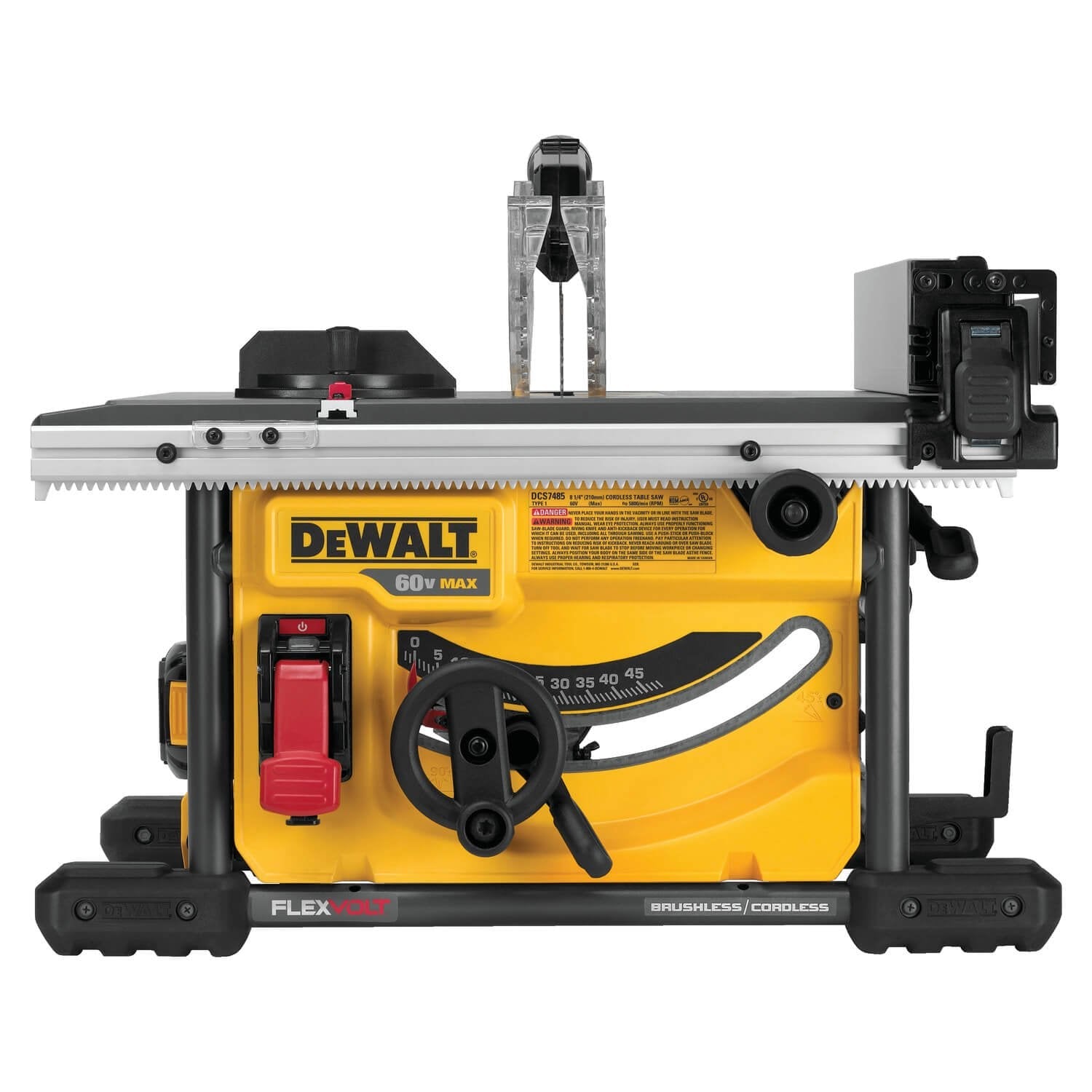 Dewalt DCS7485T1 - 60V MAX FLEXVOLT 8 1/4" Table Saw Kit w 1 - 6Ah Bat - Wise Line Tools