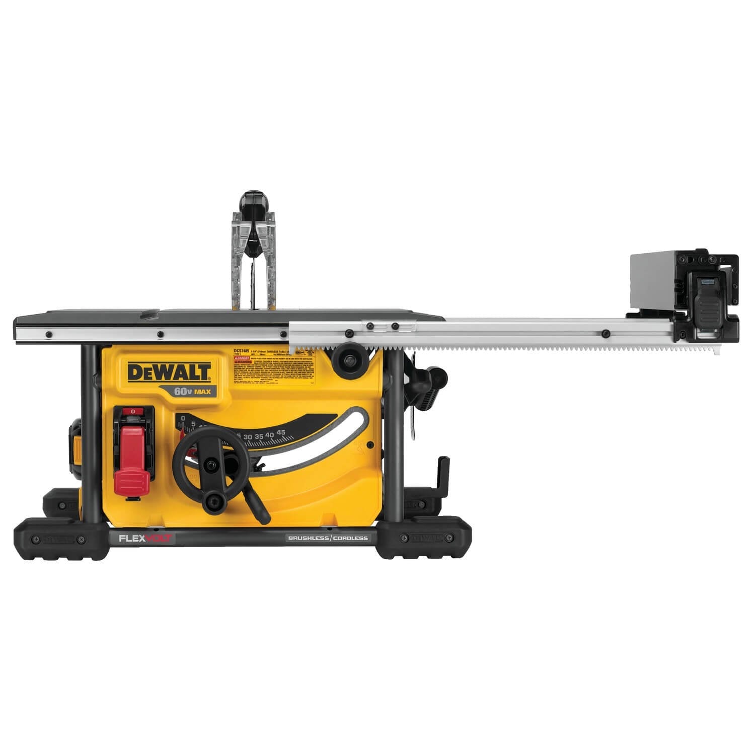 Dewalt DCS7485T1 - 60V MAX FLEXVOLT 8 1/4" Table Saw Kit w 1 - 6Ah Bat - Wise Line Tools