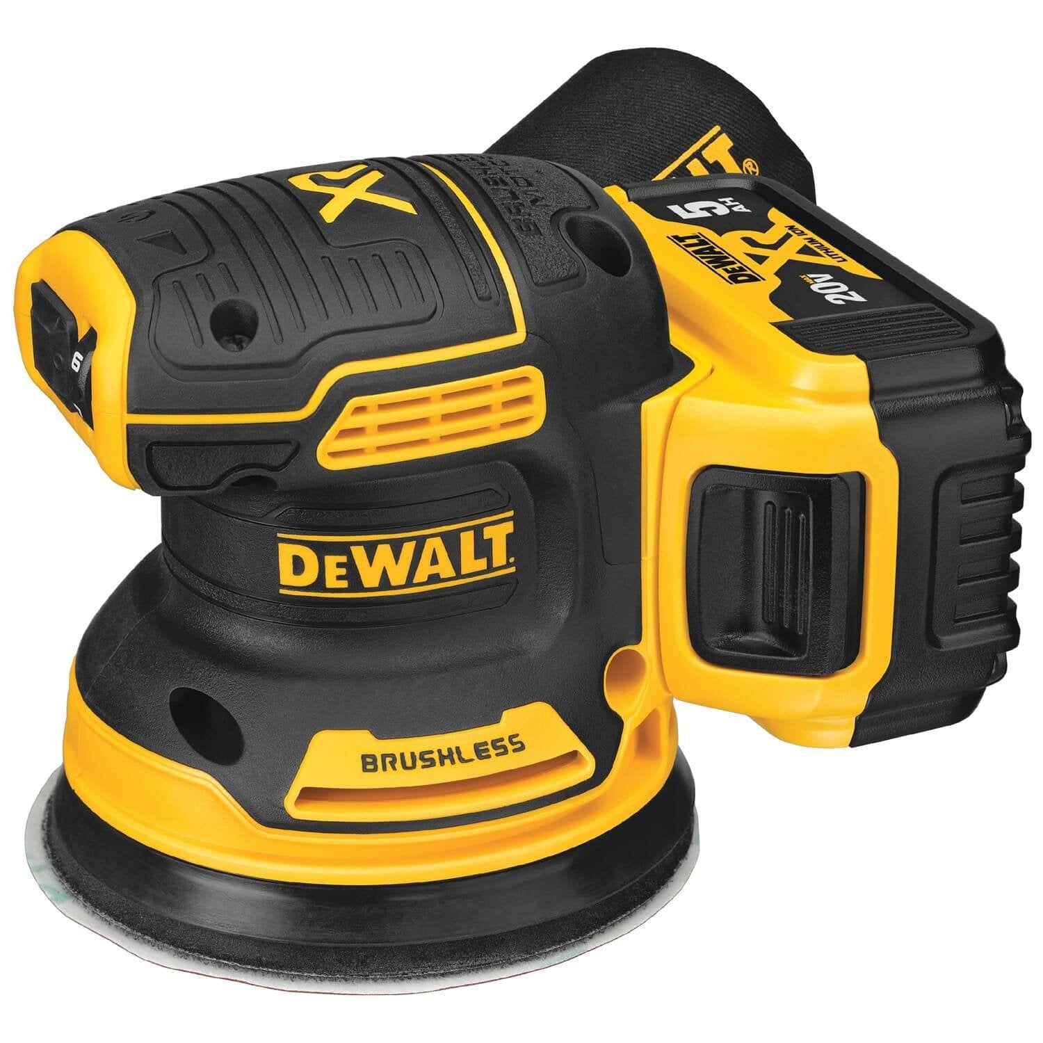 Dewalt DCW210P1 - 20V MAX BL 5" Random Orbit Sander KIT - Wise Line Tools