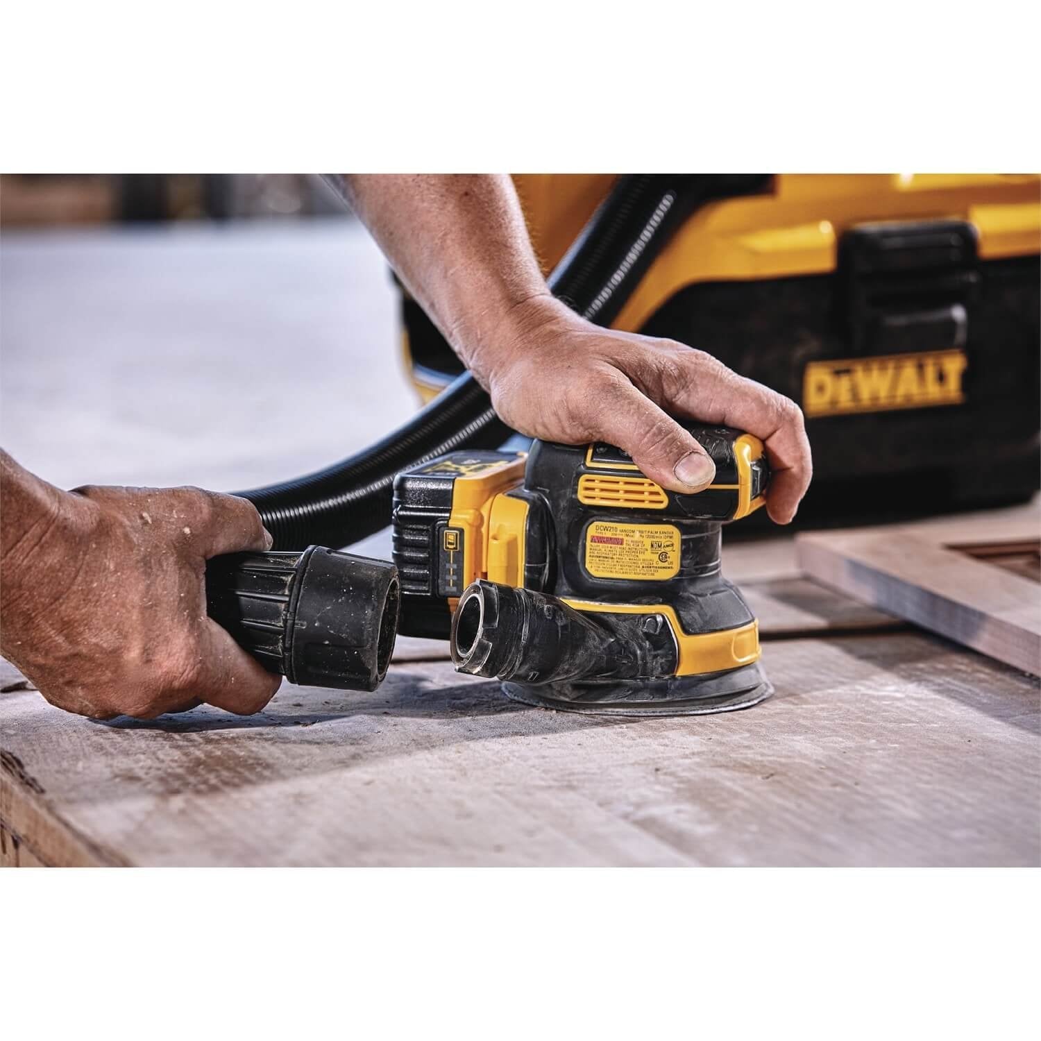 Dewalt DCW210P1 - 20V MAX BL 5" Random Orbit Sander KIT - Wise Line Tools