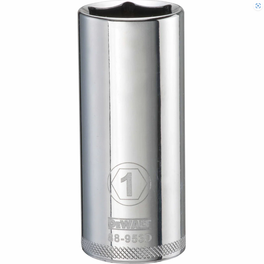 Dewalt DWMT88953OSP  -    1/2 DRIVE DEEP SOCKET-6 POINT-1" - Wise Line Tools