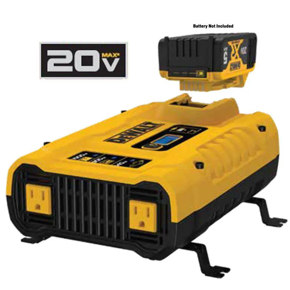 Dewalt DXAEPIP3W-CA- 3-Way 1000-Watt Power Inverter Compatible with 20-Volt XR 5 AH Lithium-Ion Battery (Not Included) DEWALT-LIC