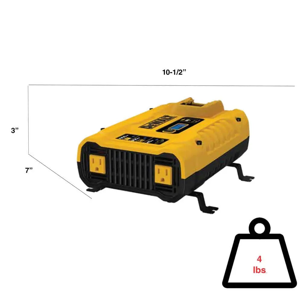 Dewalt DXAEPIP3W-CA- 3-Way 1000-Watt Power Inverter Compatible with 20-Volt XR 5 AH Lithium-Ion Battery (Not Included) DEWALT-LIC