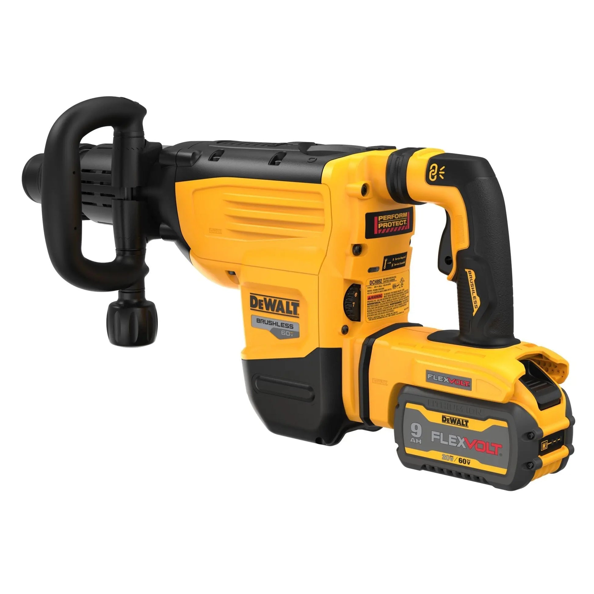 Dewalt Flexvolt - DCH892X1 - 60V MAX* 22 lb Cordless SDS MAX Chipping Hammer Kit - Wise Line Tools
