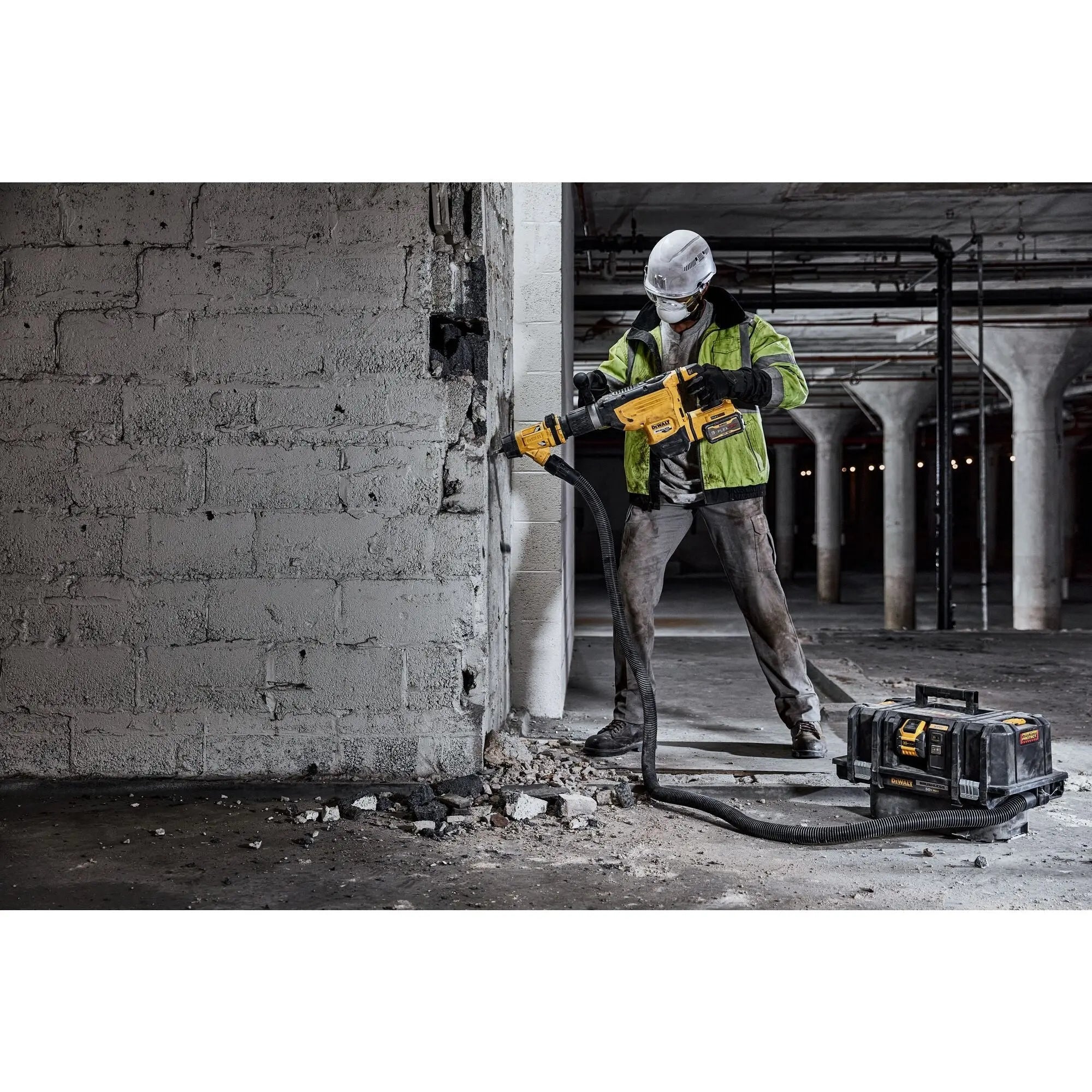 Dewalt Flexvolt - DCH892X1 - 60V MAX* 22 lb Cordless SDS MAX Chipping Hammer Kit - Wise Line Tools