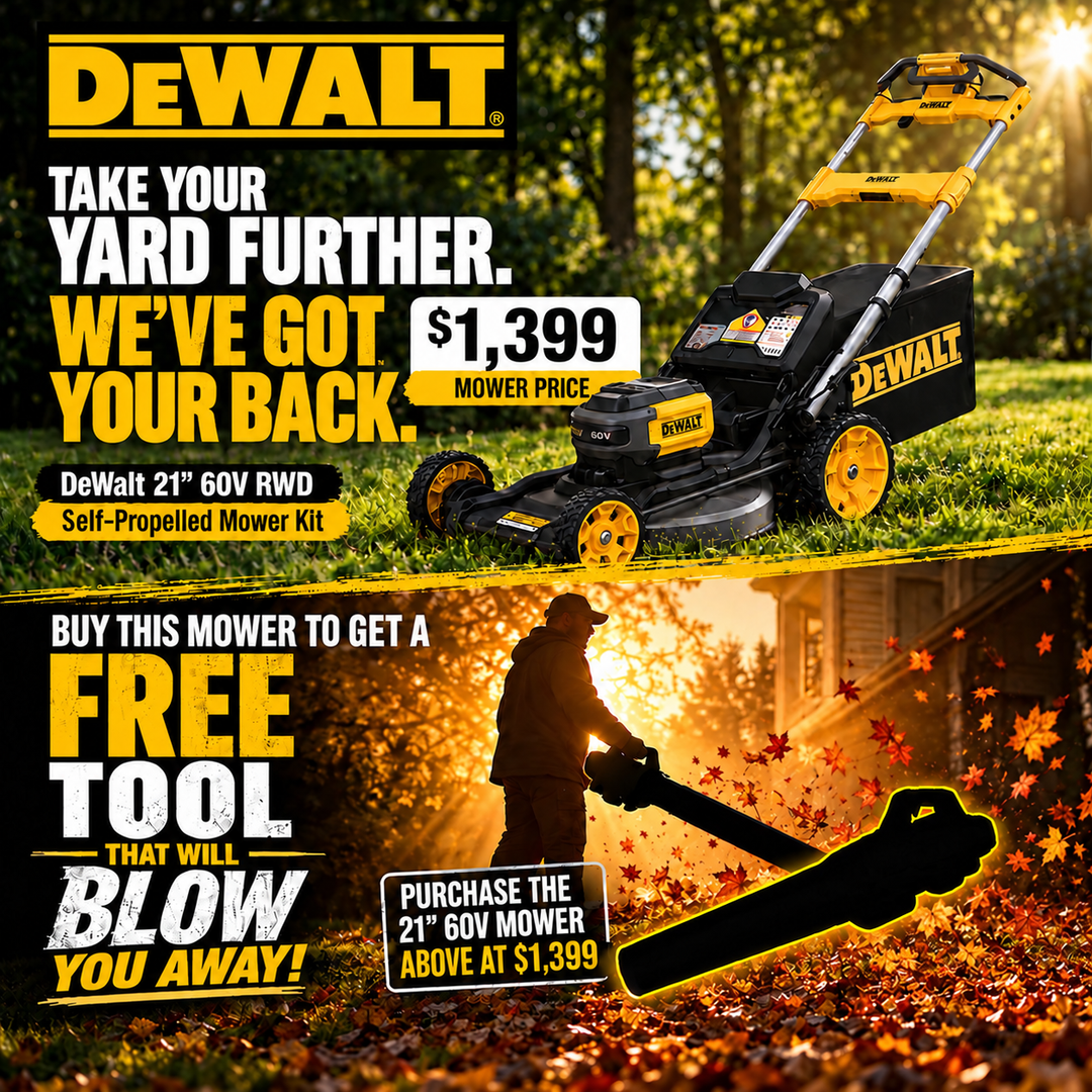 Dewalt Mower Promo